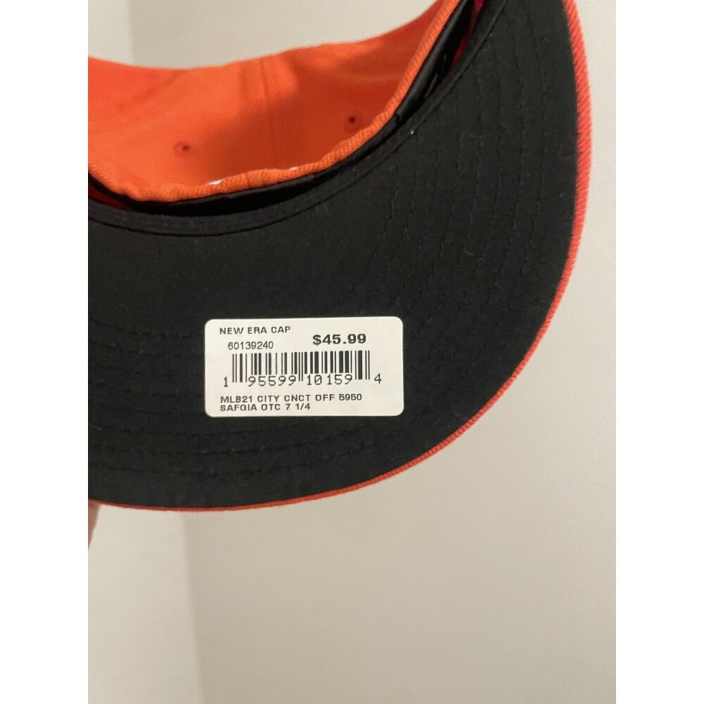 New Era 59FIFTY San Francisco Giants Low Profile Fitted Hat Cap Men Size 7 1/4 - Picture 3 of 4